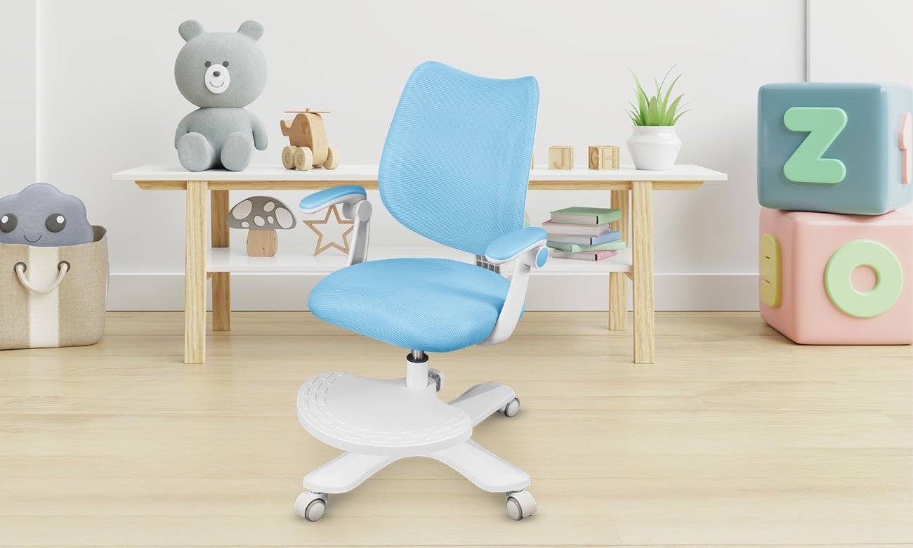 Fotel dla dzieci Mark Adler Junior 4.6 Blue - Grafika lifestyle