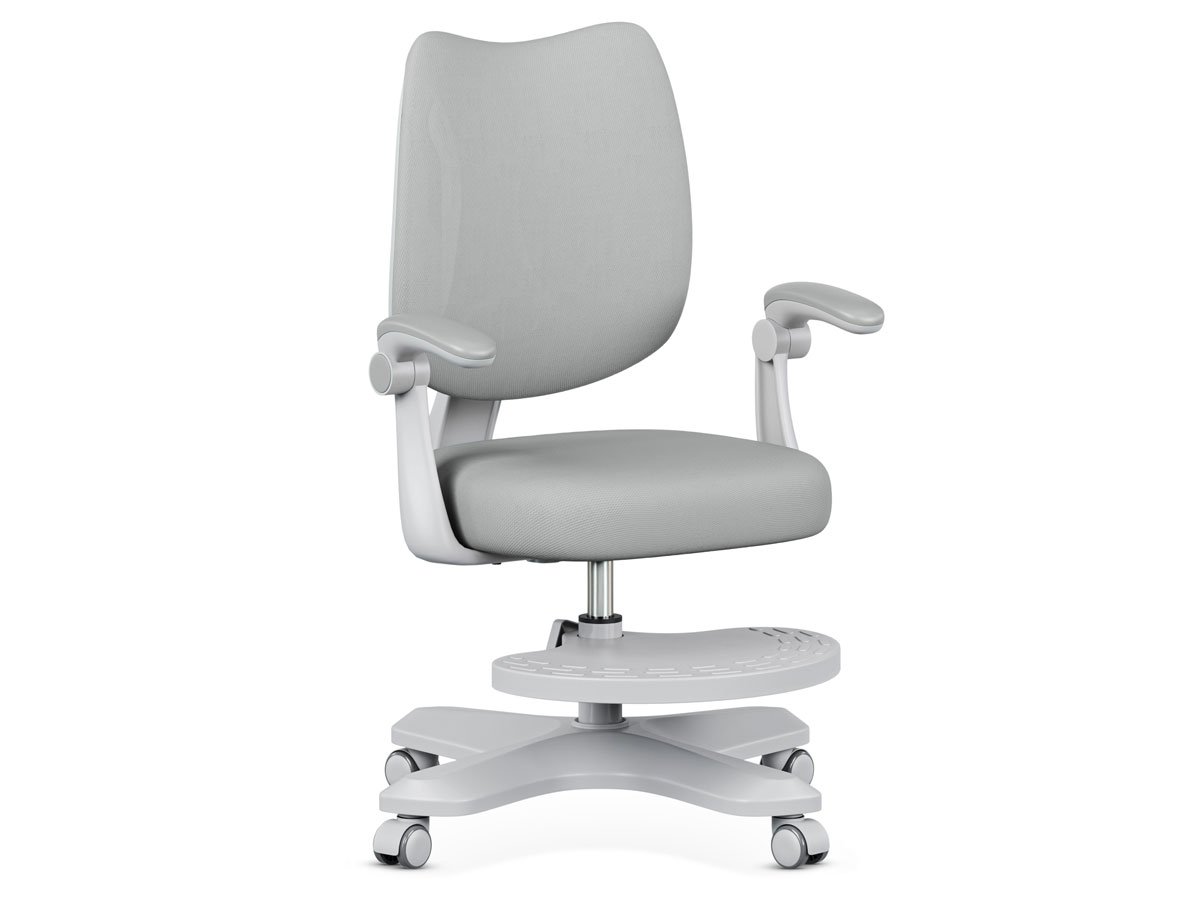 Fotel dla dzieci Mark Adler Junior 4.6 Grey - Widok od przodu pod kątem