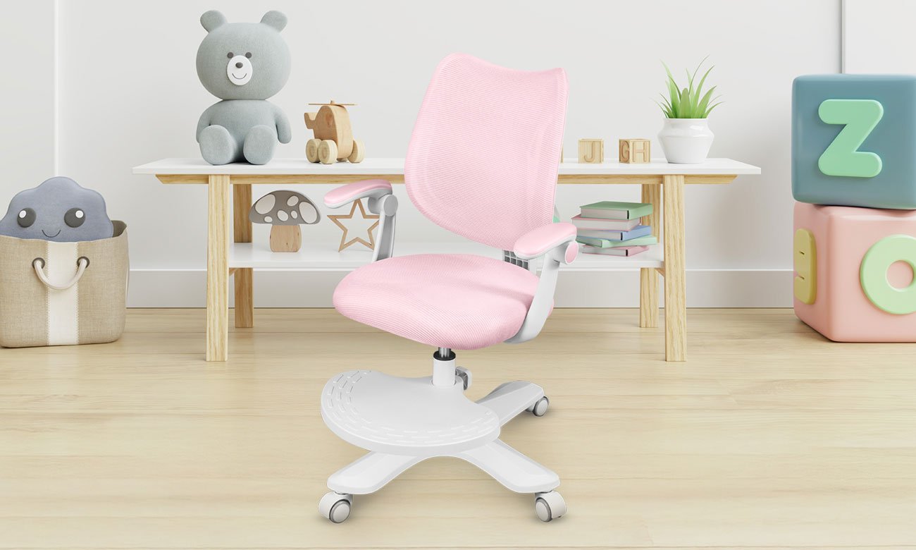 Fotel dla dzieci Mark Adler Junior 4.6 Pink - Grafika lifestyle