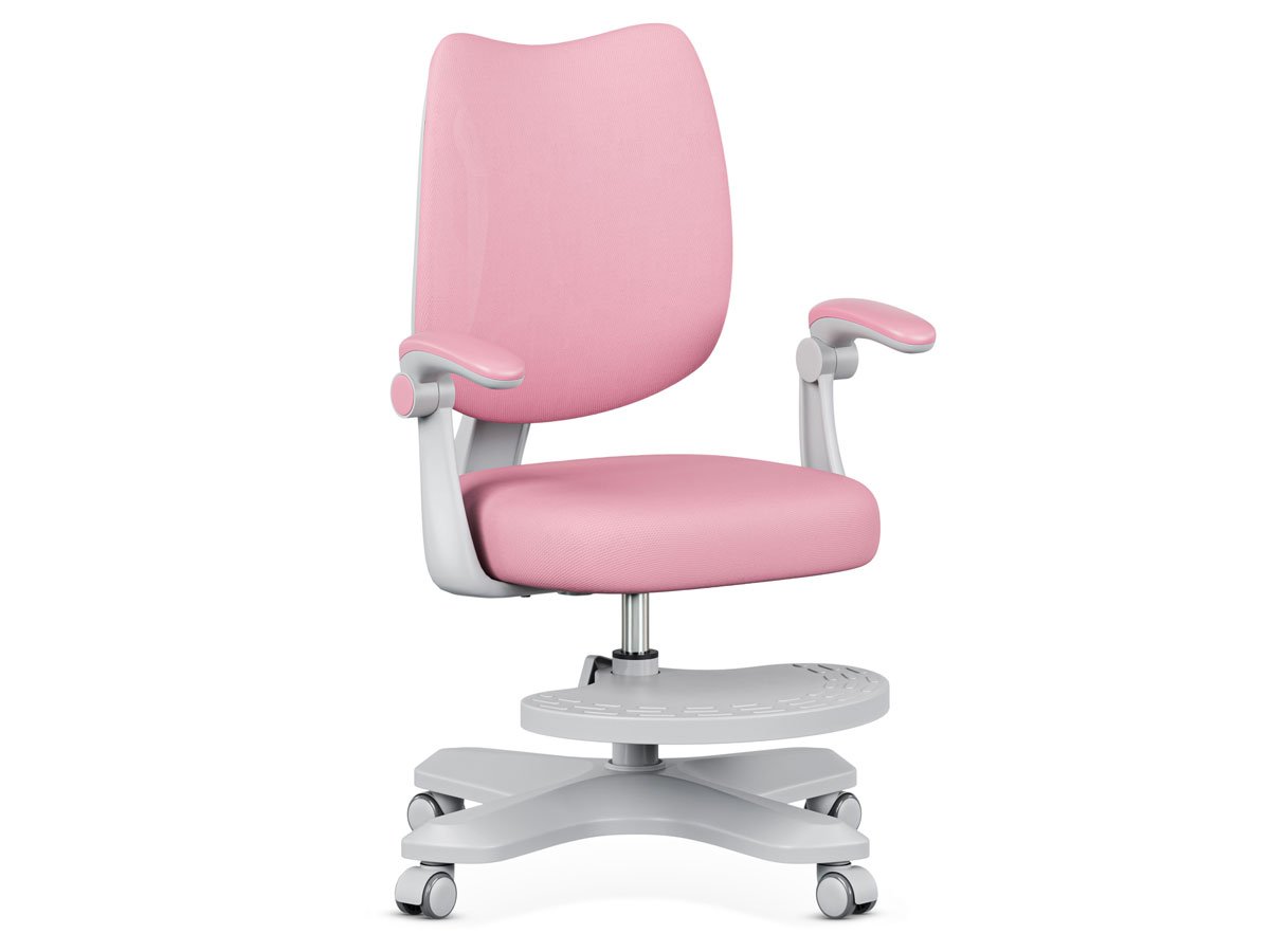 Fotel dla dzieci Mark Adler Junior 4.6 Pink - Widok od przodu pod kątem