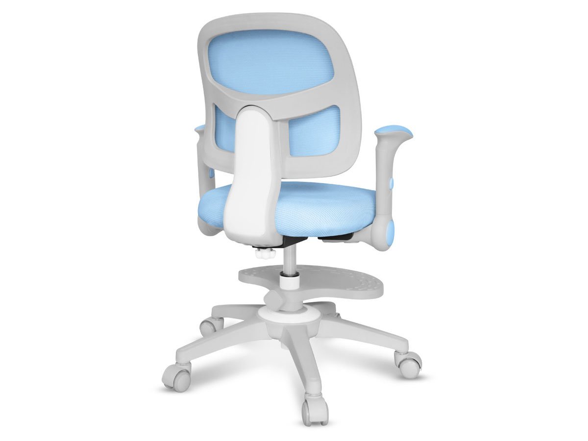 Fotel dla dzieci Mark Adler Junior 5.0 Blue - Widok od tyłu pod kątem