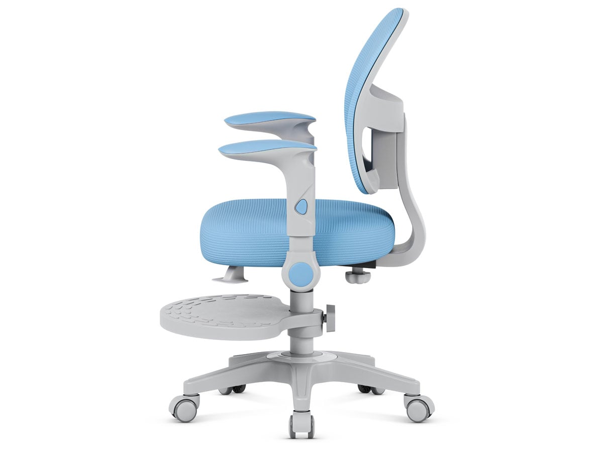 Fotel dla dzieci Mark Adler Junior 5.0 Blue - Widok prawego boku