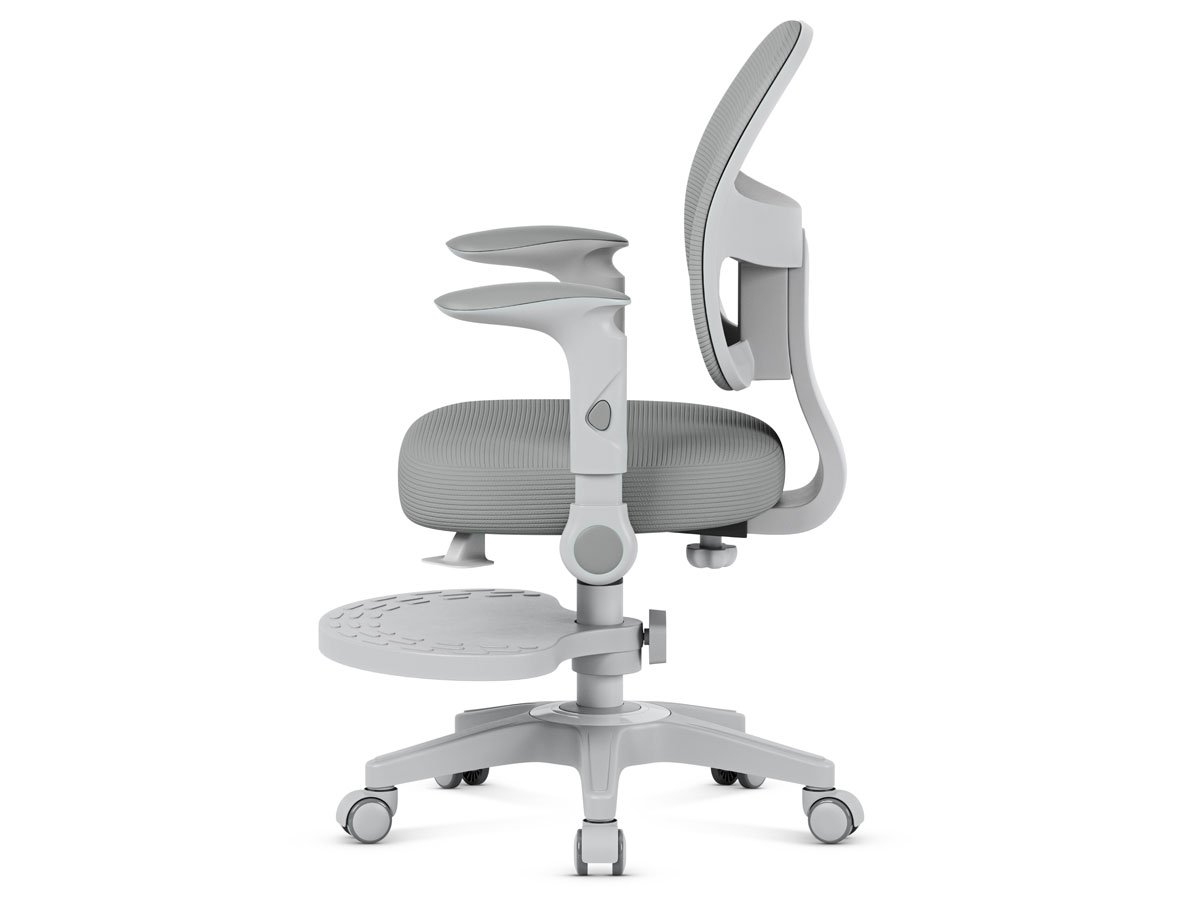 Fotel dla dzieci Mark Adler Junior 5.0 Grey - Widok prawego boku