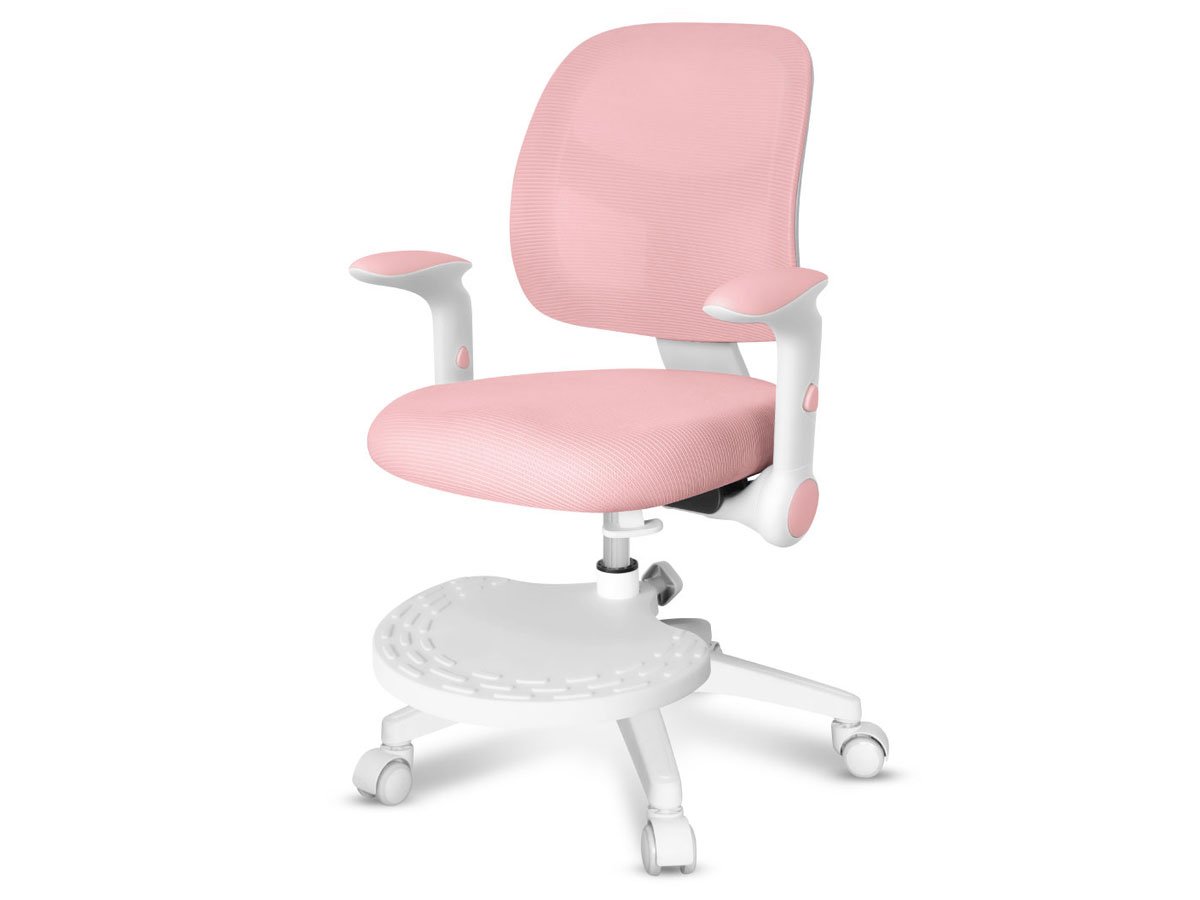 Fotel dla dzieci Mark Adler Junior 5.0 Pink - Widok od tyłu pod kątem