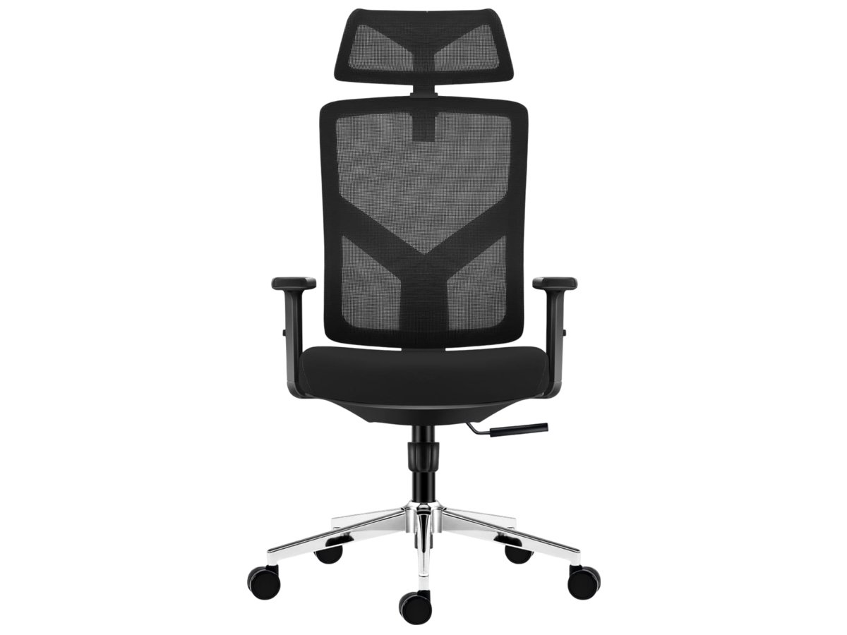 Fotel biurowy Mark Adler Manager 3.3 Black - Widok z przodu