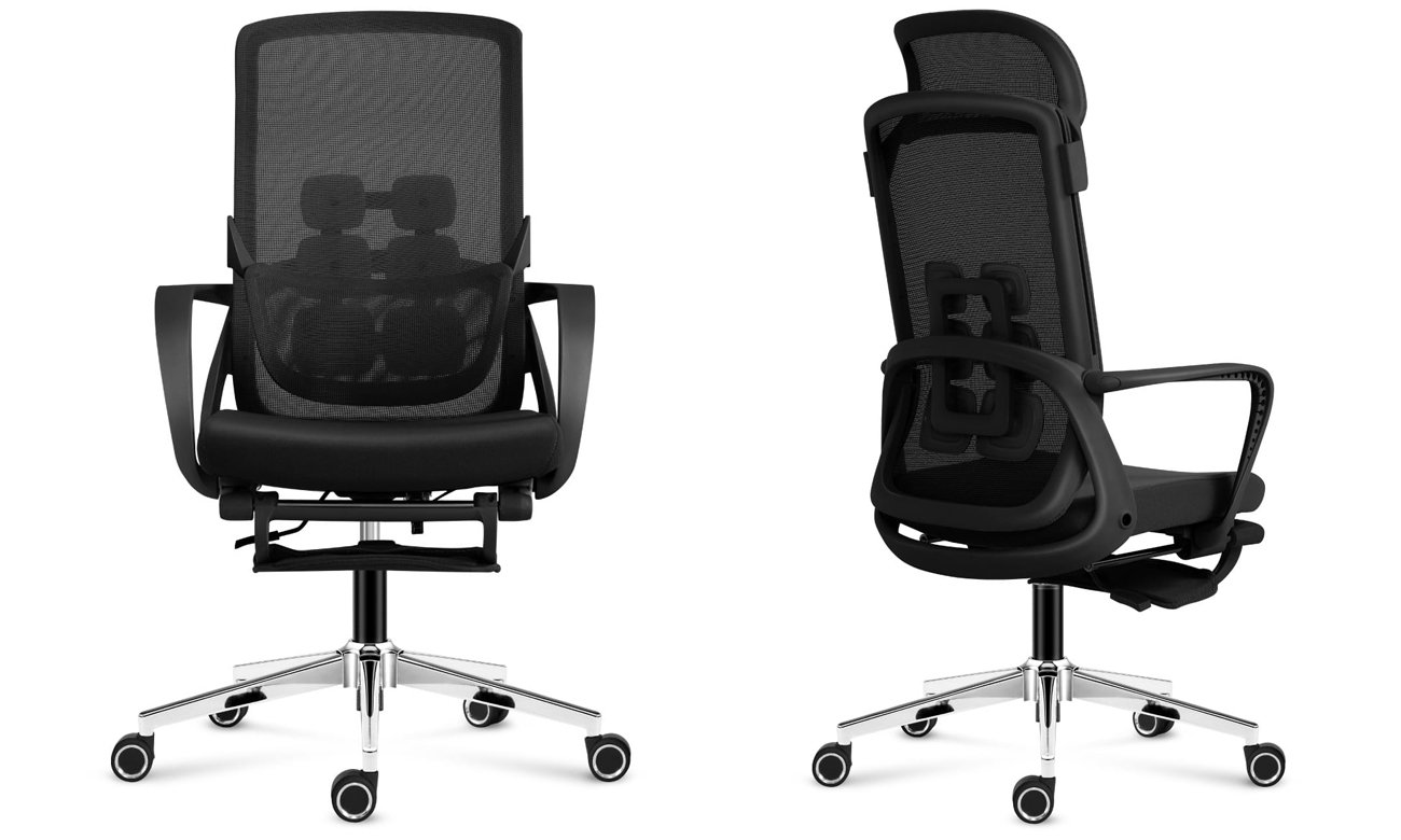 Fotel ergonomiczny Huzaro Mark Adler Manager 3.6 Black - Grafika