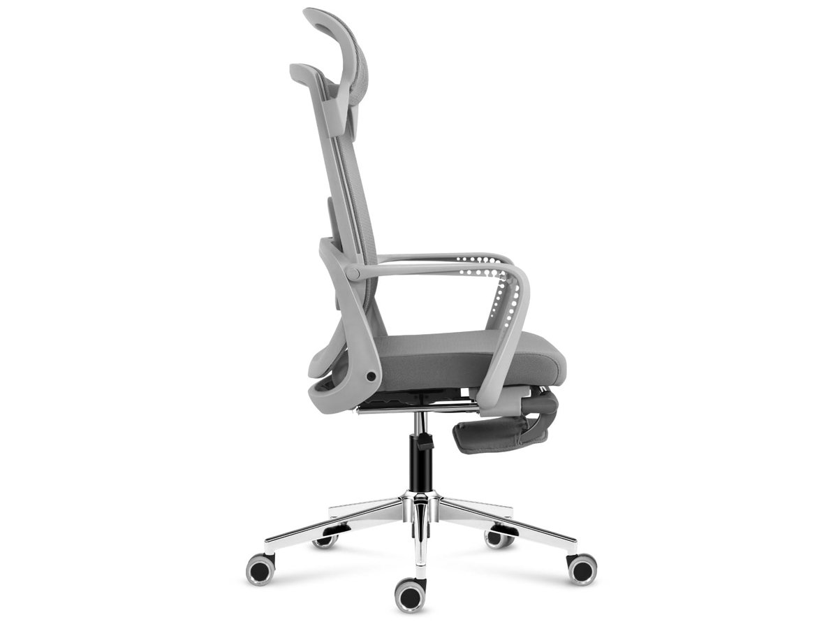 Fotel ergonomiczny Huzaro Mark Adler Manager 3.6 Grey - Profilowane oparcie