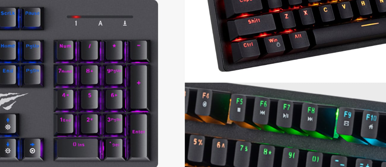 Stylowe podświetlenie RGB