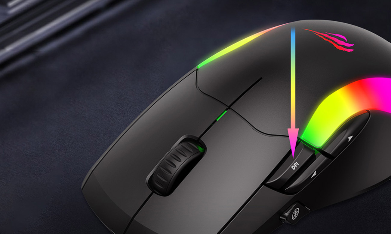 Mysz dla graczy Havit MS959W RGB
