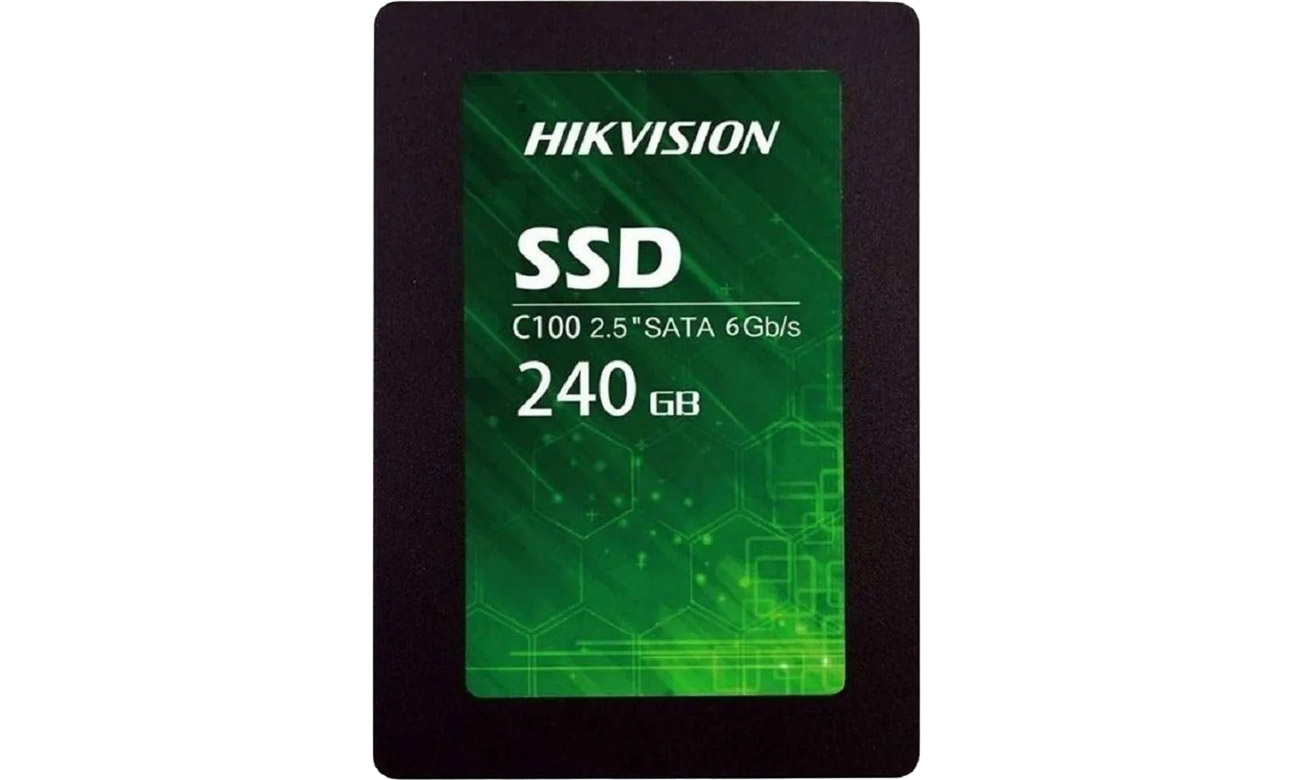 Dysk SSD 2,5'' Hikvision C100 240 GB - Widok od przodu
