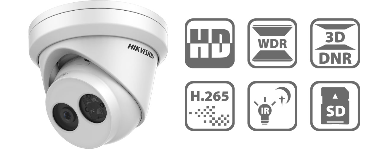 Hikvision DS-2CD2323G0-IU 2,8mm 2MP/IR30/PoE/IP66/VCA - Kamery IP ...