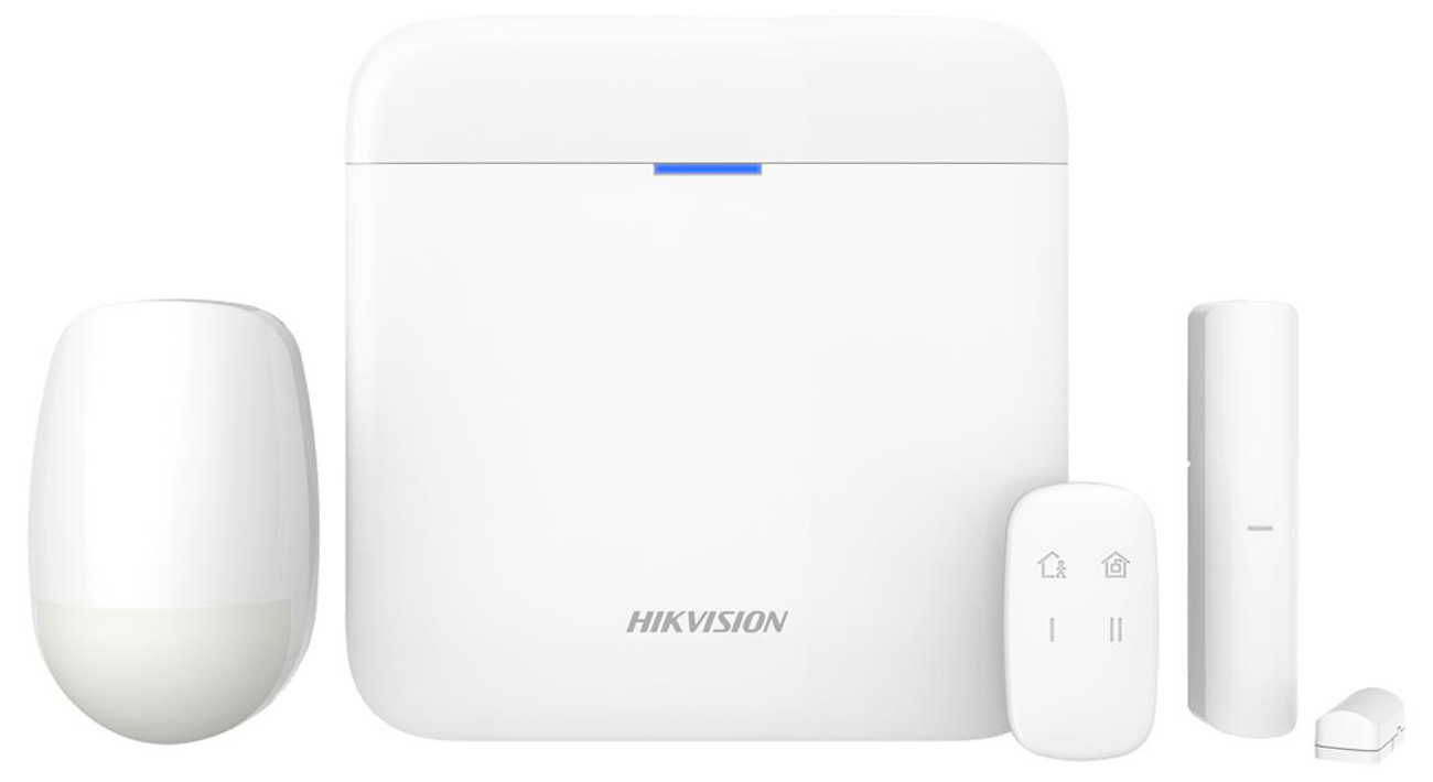 Zawartość zestawu alarmowego Hikvision AX PRO Wireless Kit