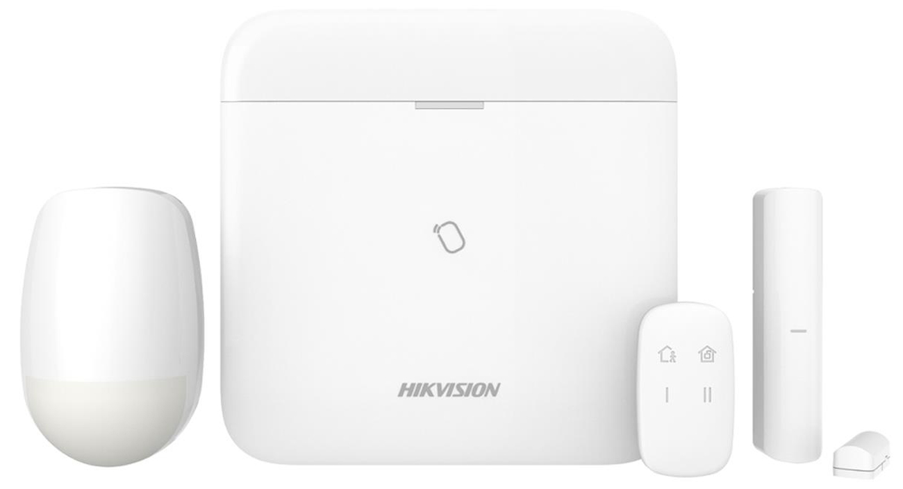 Zawartość zestawu alarmowego Hikvision AX PRO Wireless Kit DS-PWA96-Kit-WE