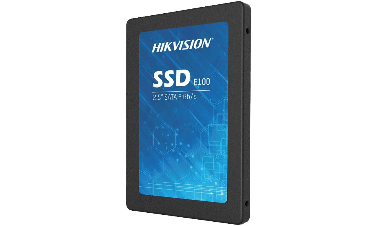 Dysk SSD 2,5'' Hikvision E100 - Widok od od przodu i z boku