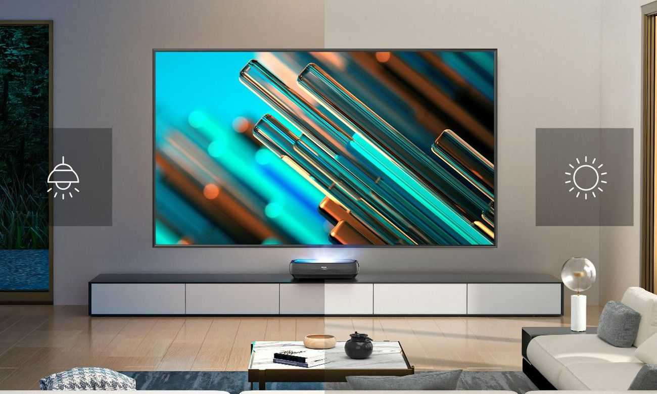 Hisense 100L9HD kolorowy obraz