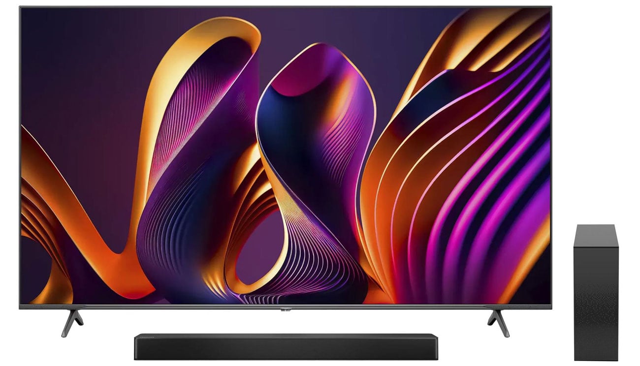 Zestaw Hisense 65E7NQ PRO QLED 4K 144Hz VIDAA Full Array + HS-2100