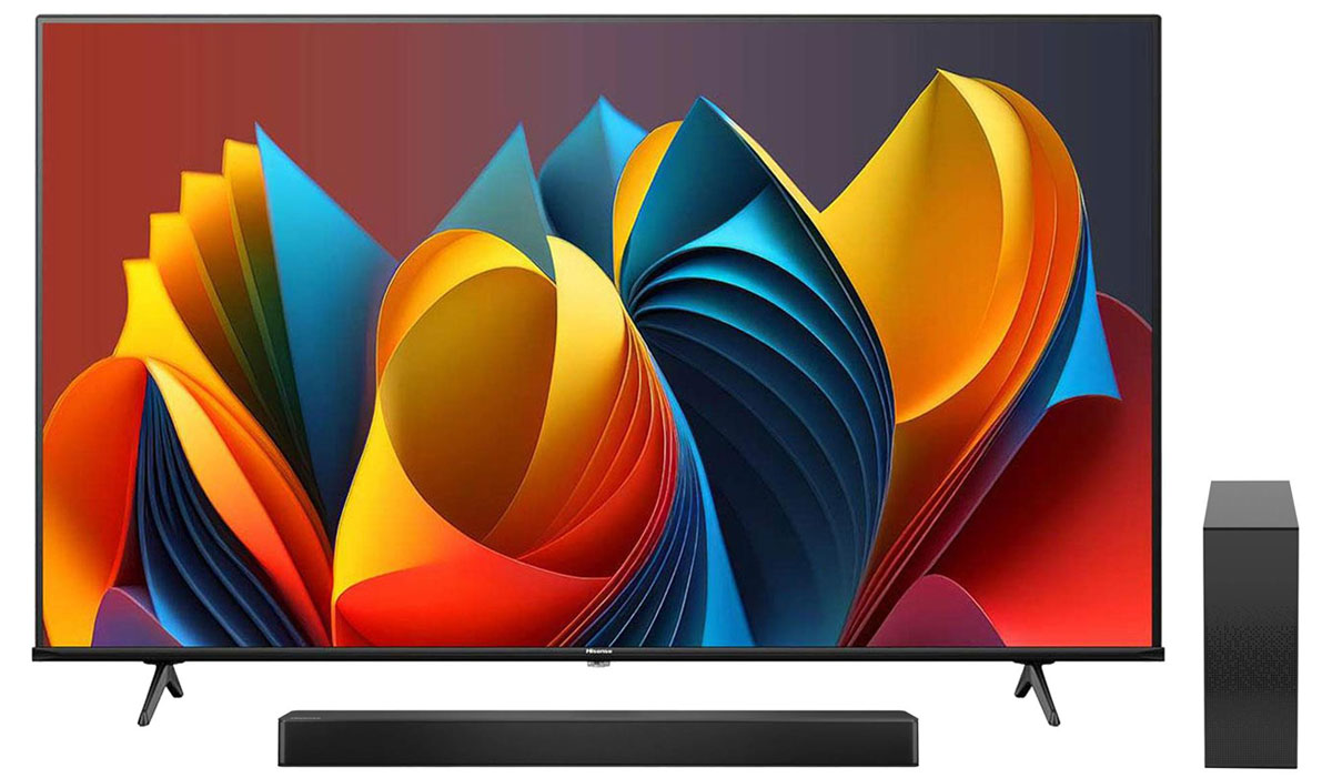 Zestaw Hisense 65E7NQ 65 QLED 4K VIDAA Dolby Atmos Dolby Vision + HS-2100