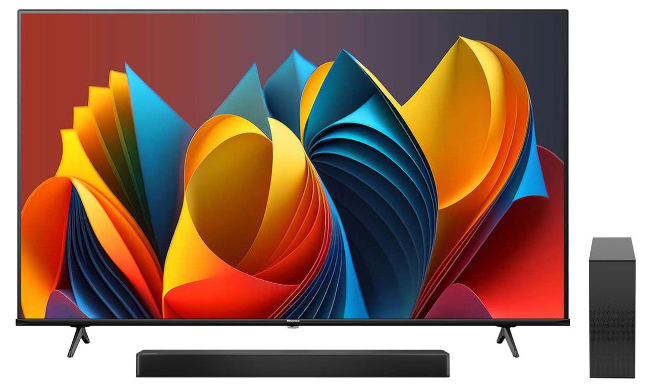 Zestaw Hisense 65E7NQ 65 QLED 4K VIDAA Dolby Atmos Dolby Vision + HS-2100