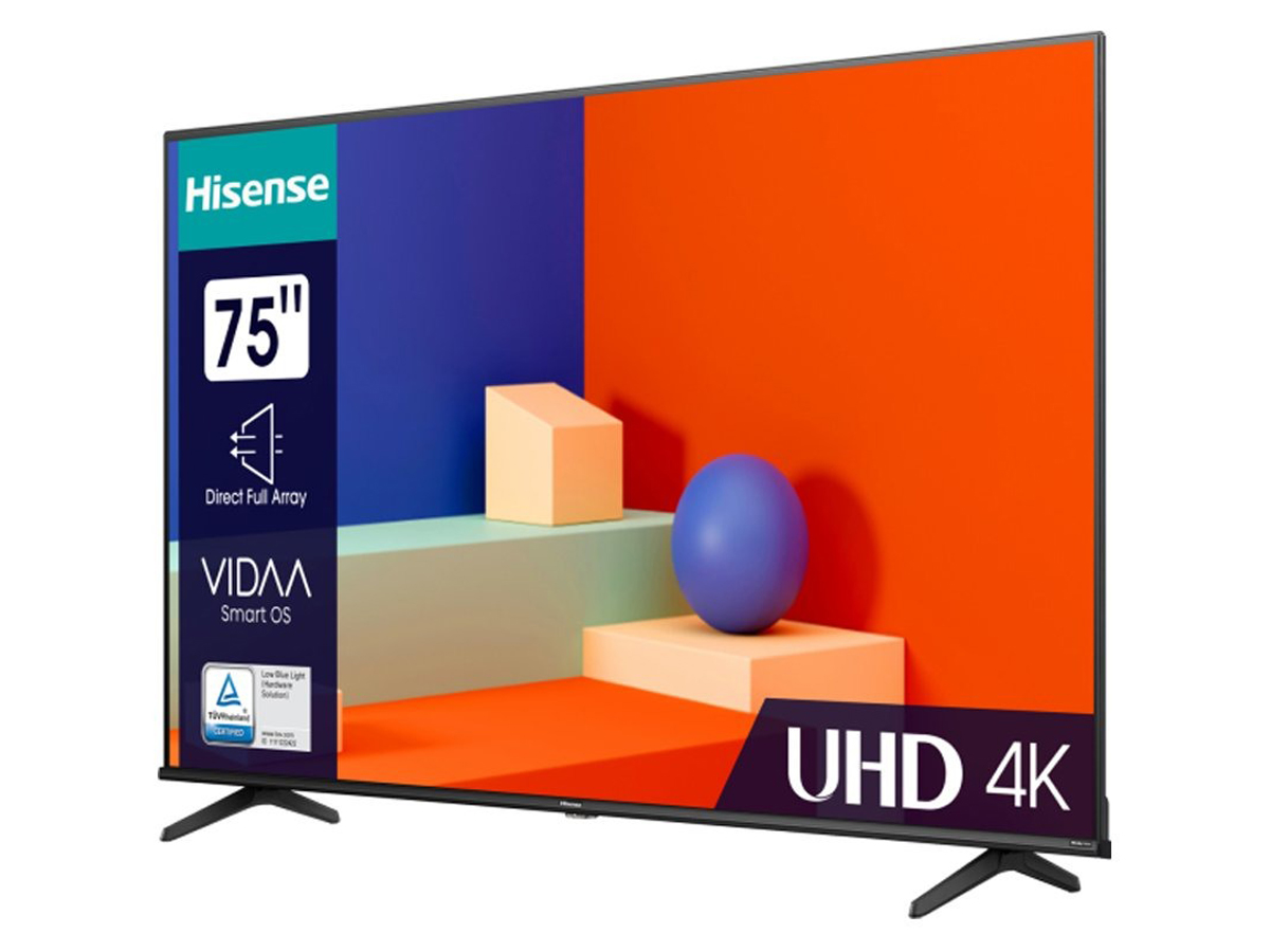 Telewizor Hisense 75A6K widok ogólny