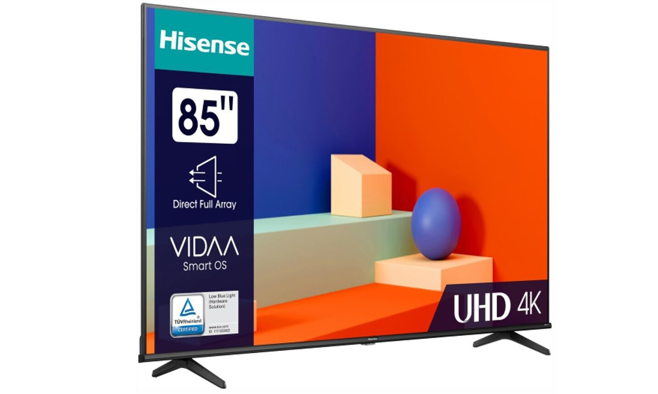 Telewizor Hisense 75A6K widok ogólny