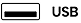 Ikona złącza USB (Universal Serial Bus)