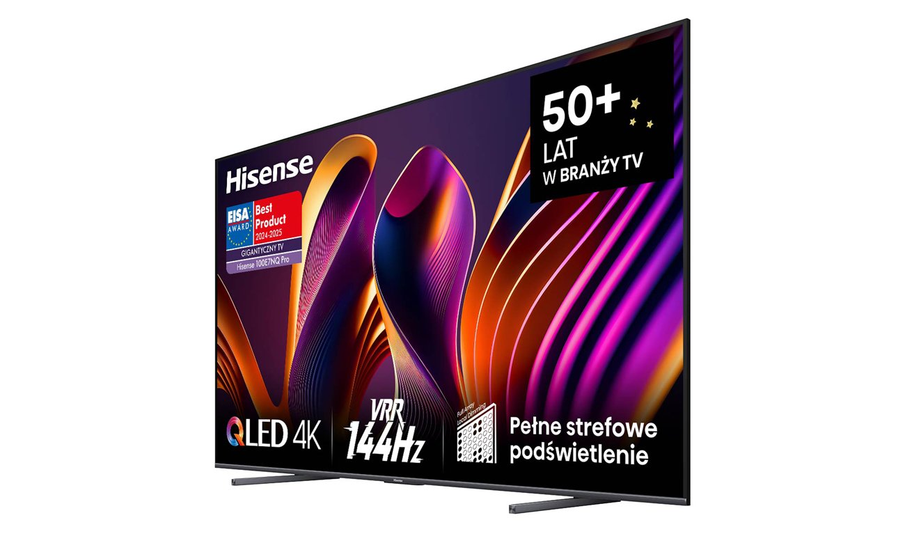 Telewizor 100'' Hisense 100E7NQ PRO QLED 4K
