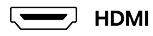Ikona złącza HDMI (High-Definition Multimedia Interface)