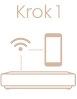 Ikona projektora i telefonu oraz symbol wi-fi (wireless fidelity) – Krok 1
