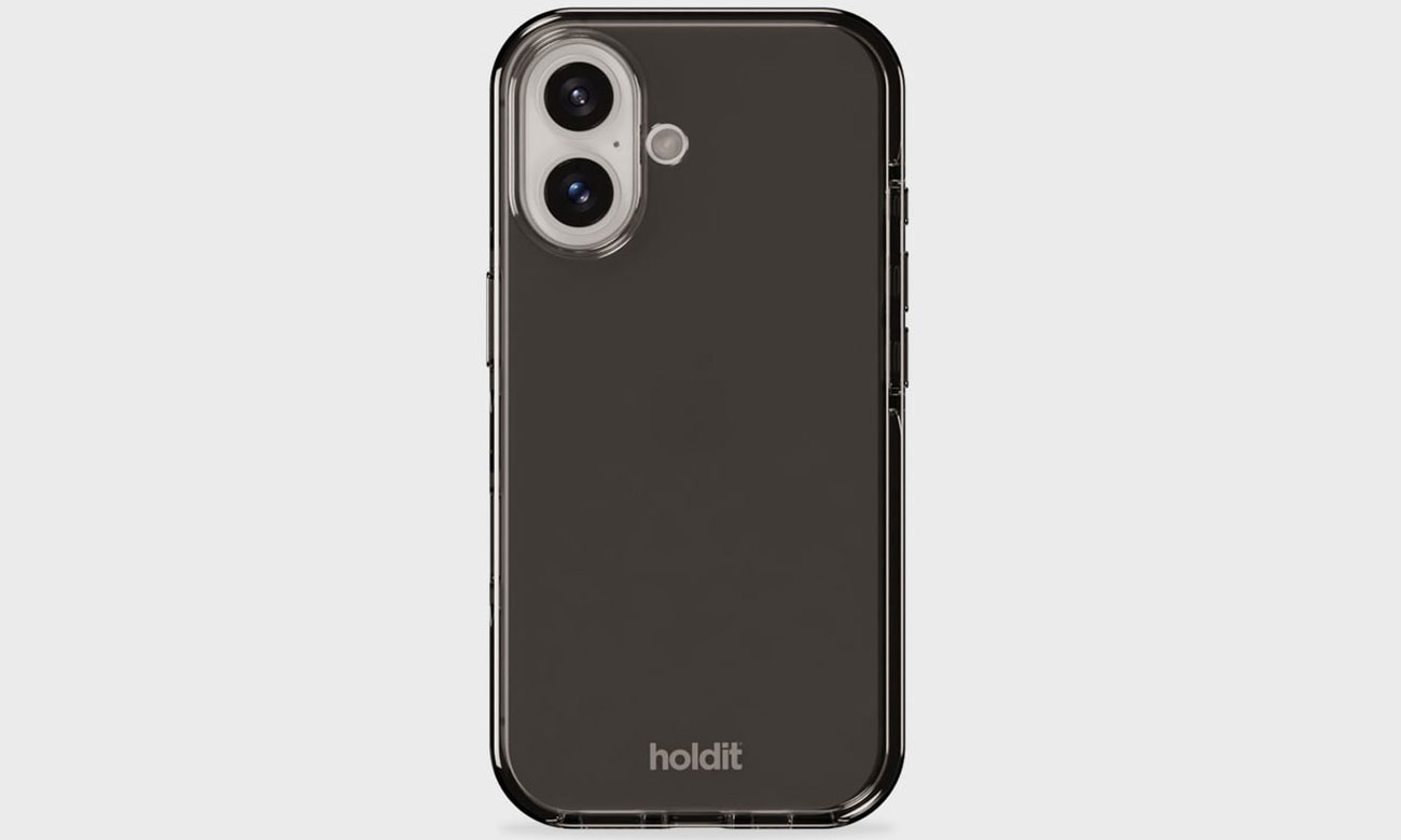 Holdit Seethru Case iPhone 16 Plus Black wygląd