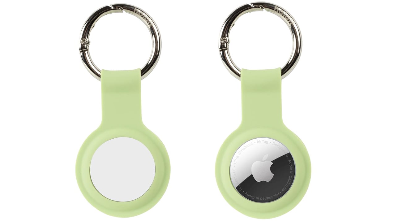 Holdit Silicone Airtag Case przód i tył