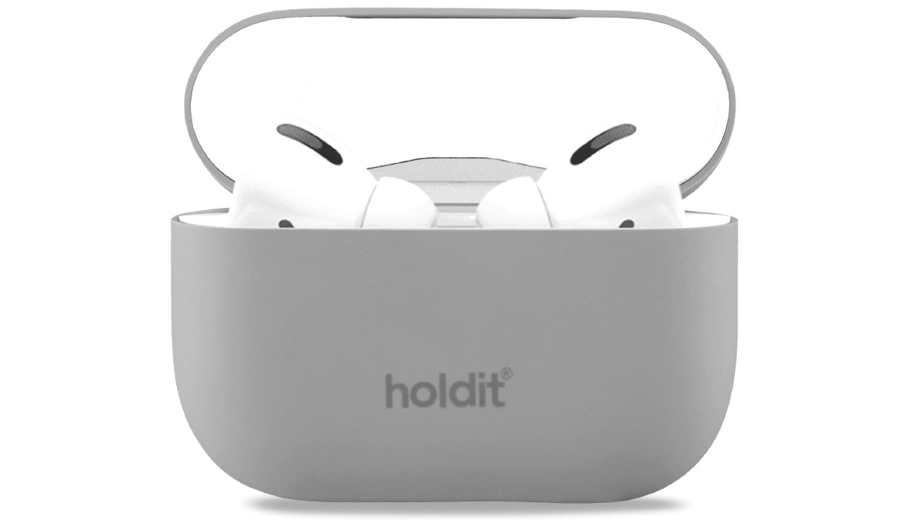 Etui Holdit Silicone Case AirPods Pro 1&2 Taupe