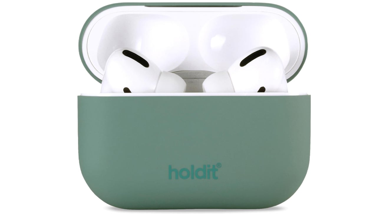 Etui Holdit Silicone Case AirPods Pro 1&2 Moss Green