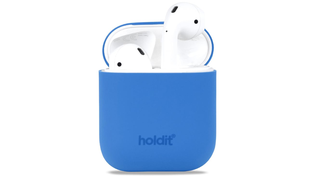 Etui Holdit Silicone Case AirPods 1&2 Sky Blue