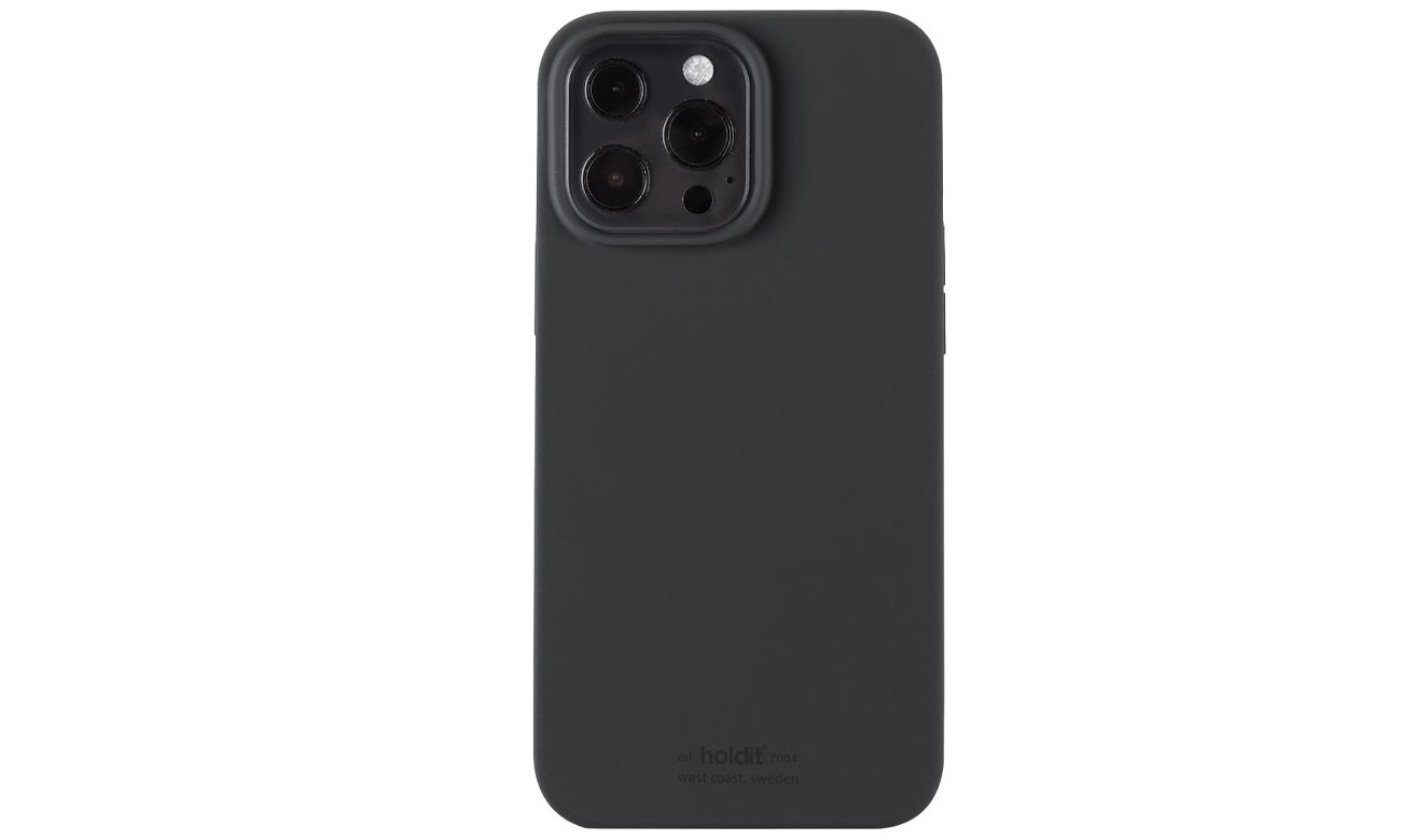 Etui Holdit Silicone Case iPhone 13 Pro Max Black