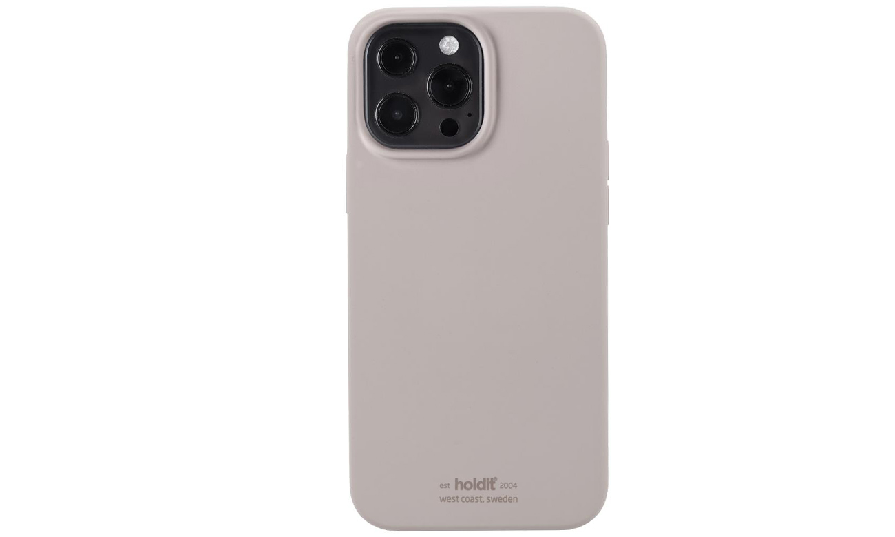 Etui Holdit Silicone Case iPhone 13 Pro Max Taupe