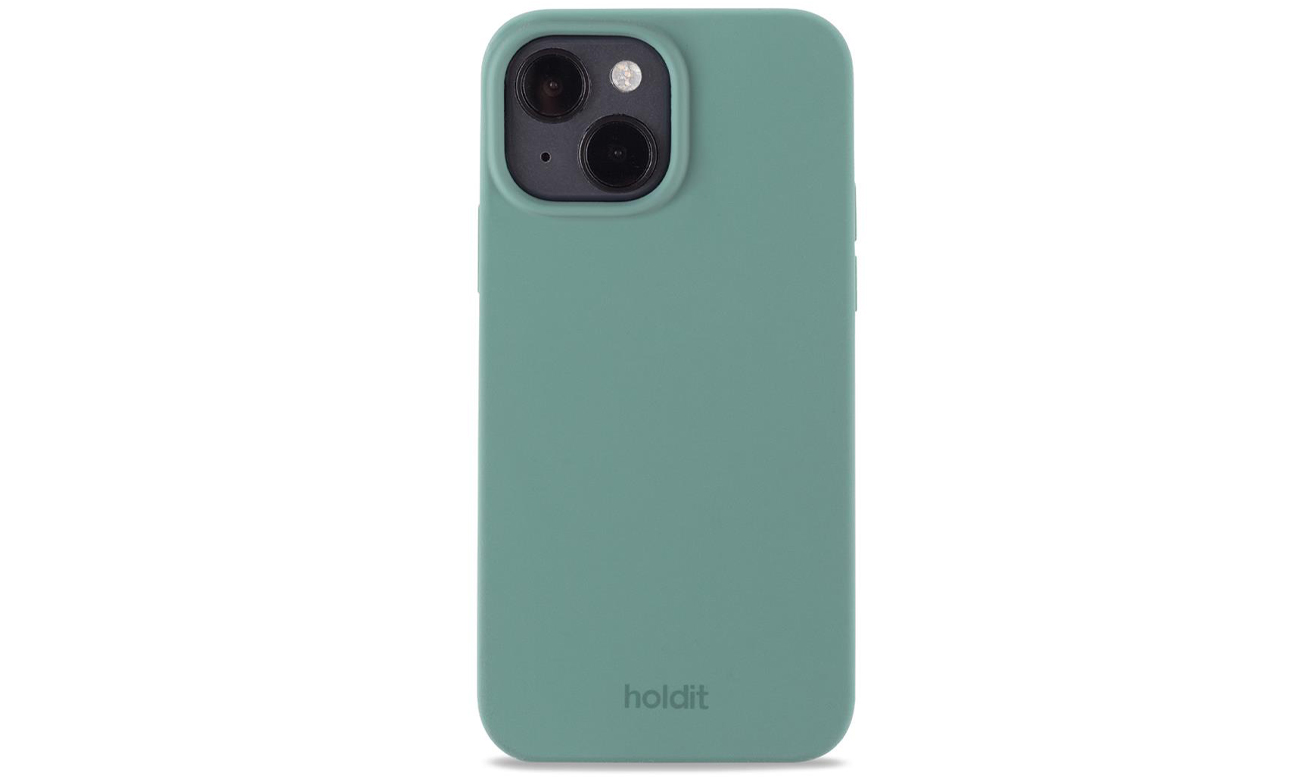 Etui Holdit Silicone Case iPhone 14/13 Moss Green