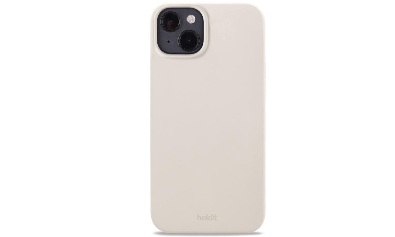 Etui Holdit Silicone Case iPhone 14 Plus Light Beige