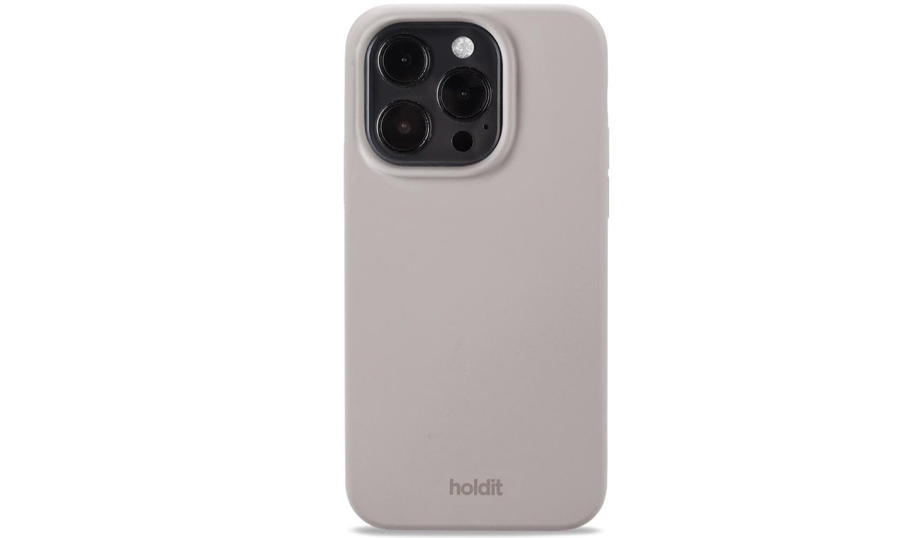 Etui Holdit Silicone Case iPhone 14 Pro Taupe