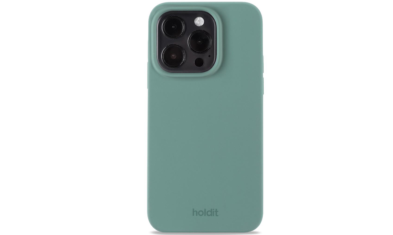 Etui Holdit Silicone Case iPhone 14 Pro Moss Green