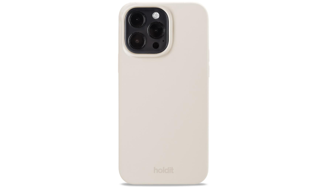 Etui Holdit Silicone Case iPhone 14 Pro Max Light Beige