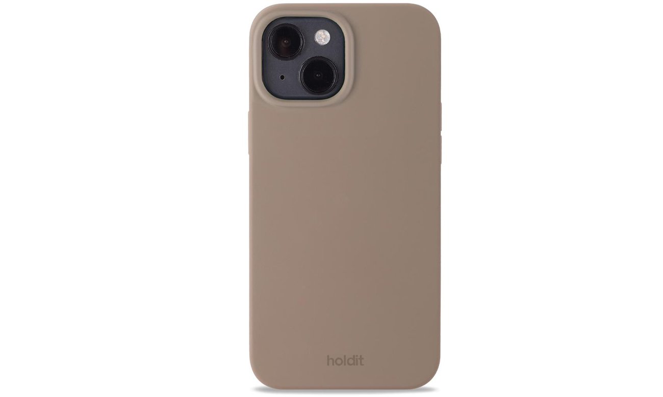 Etui Holdit Silicone Case iPhone 14/13 Mocha Brown