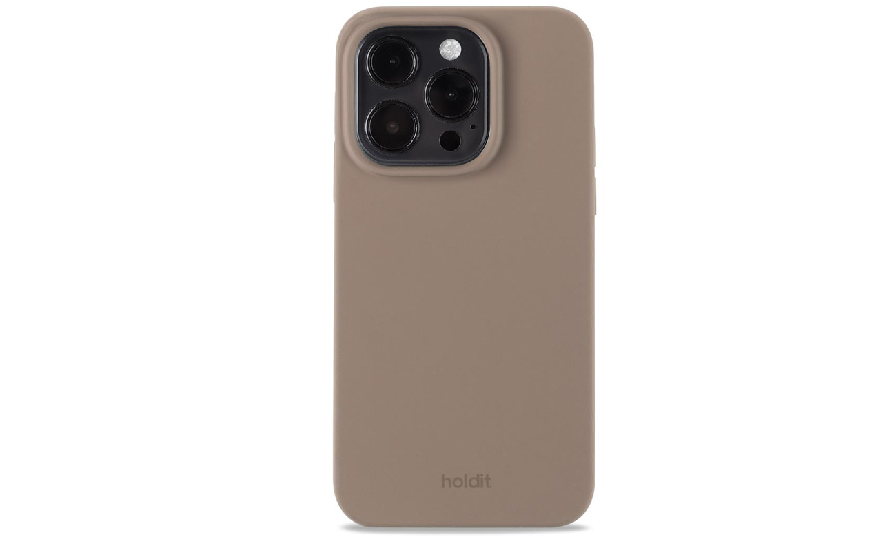 Etui Holdit Silicone Case iPhone 14 Pro Mocha Brown