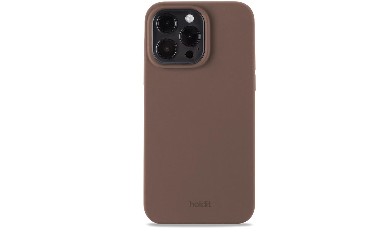 Etui Holdit Silicone Case iPhone 14 Pro Max Dark Brown
