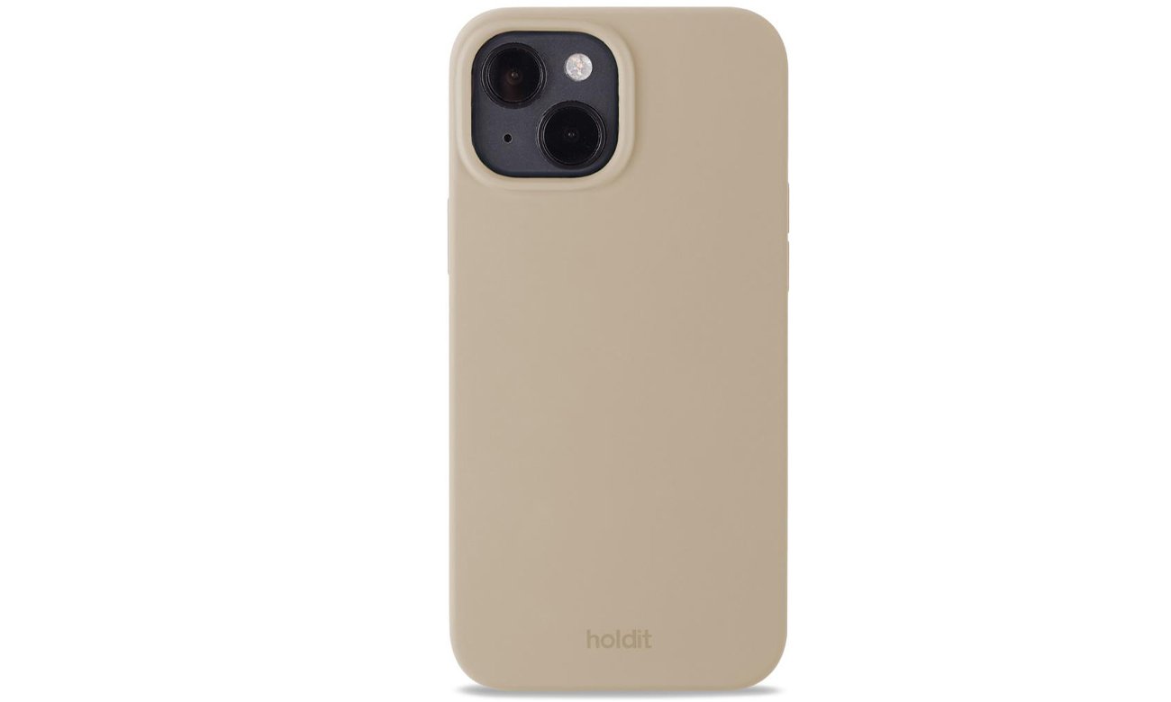 Etui Holdit Silicone Case iPhone 14/13 Latte Beige