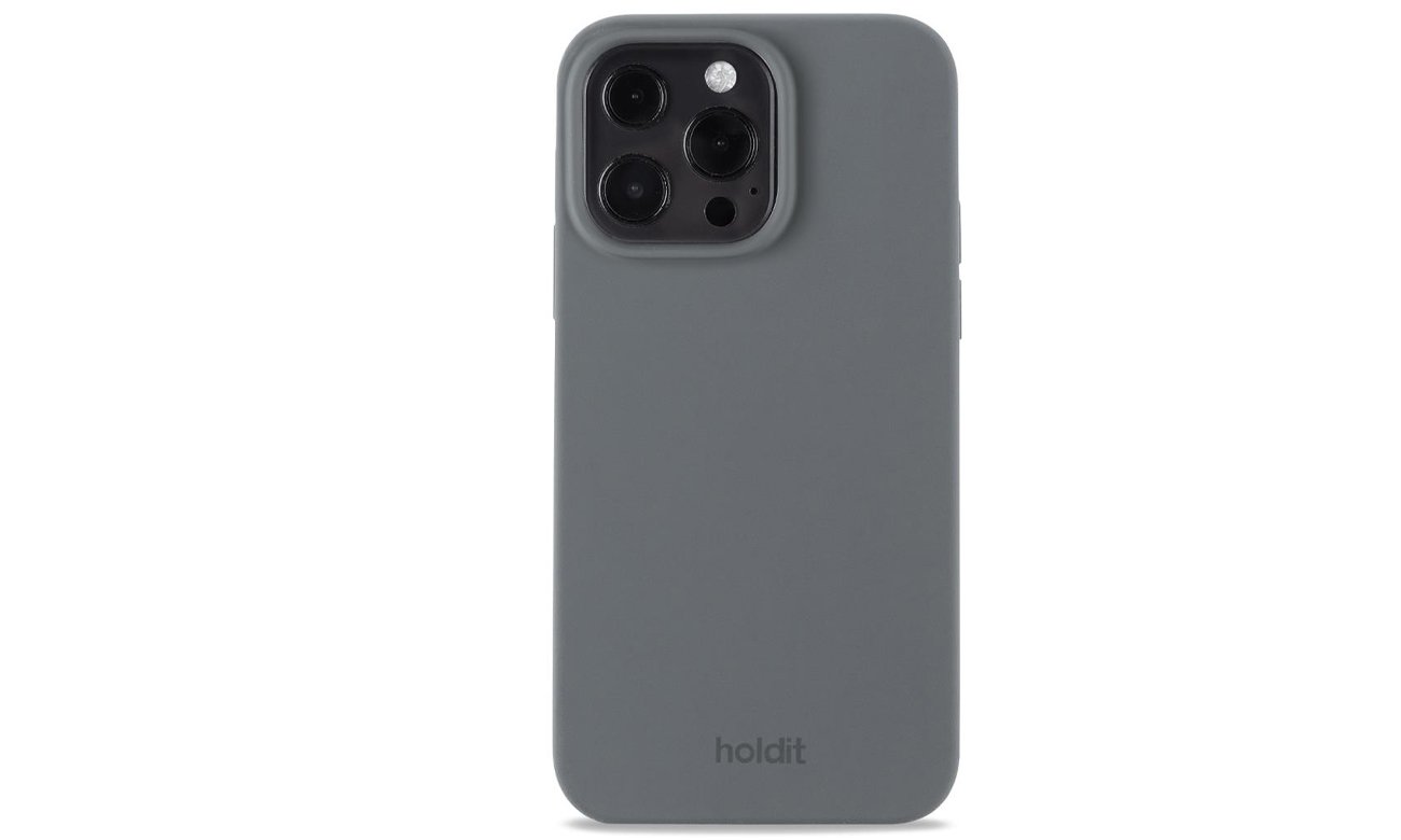 Etui Holdit Silicone Case iPhone 13 Pro Space Gray