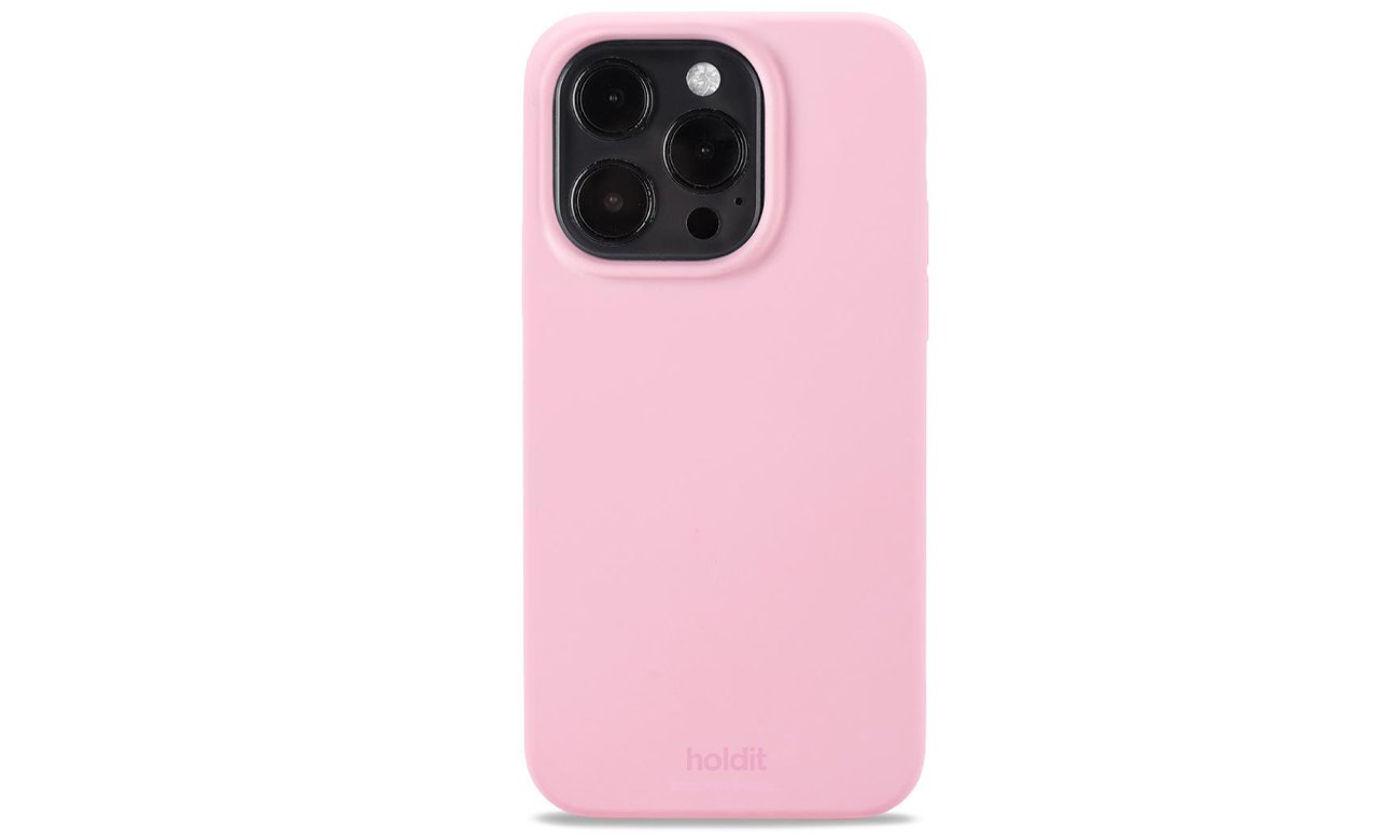 Etui Holdit Silicone Case iPhone 14 Pro Pink