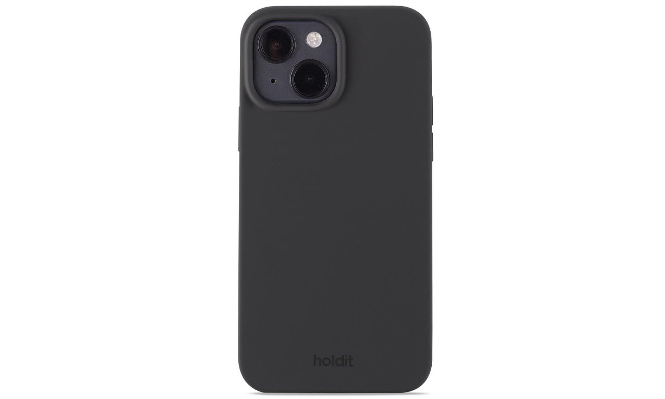 Etui Holdit Silicone Case iPhone 15 Plus Black