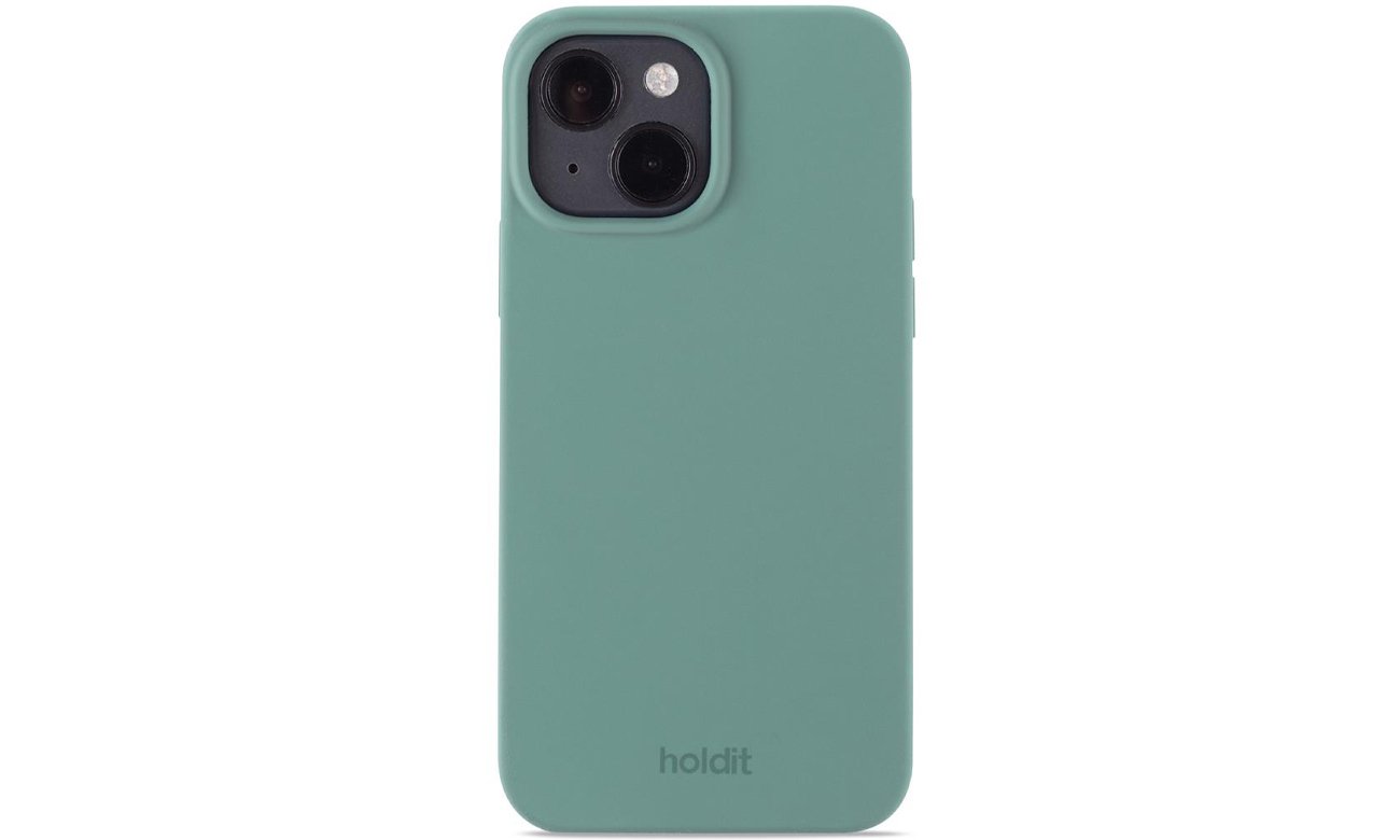 Etui Holdit Silicone Case iPhone 15 Moss Green