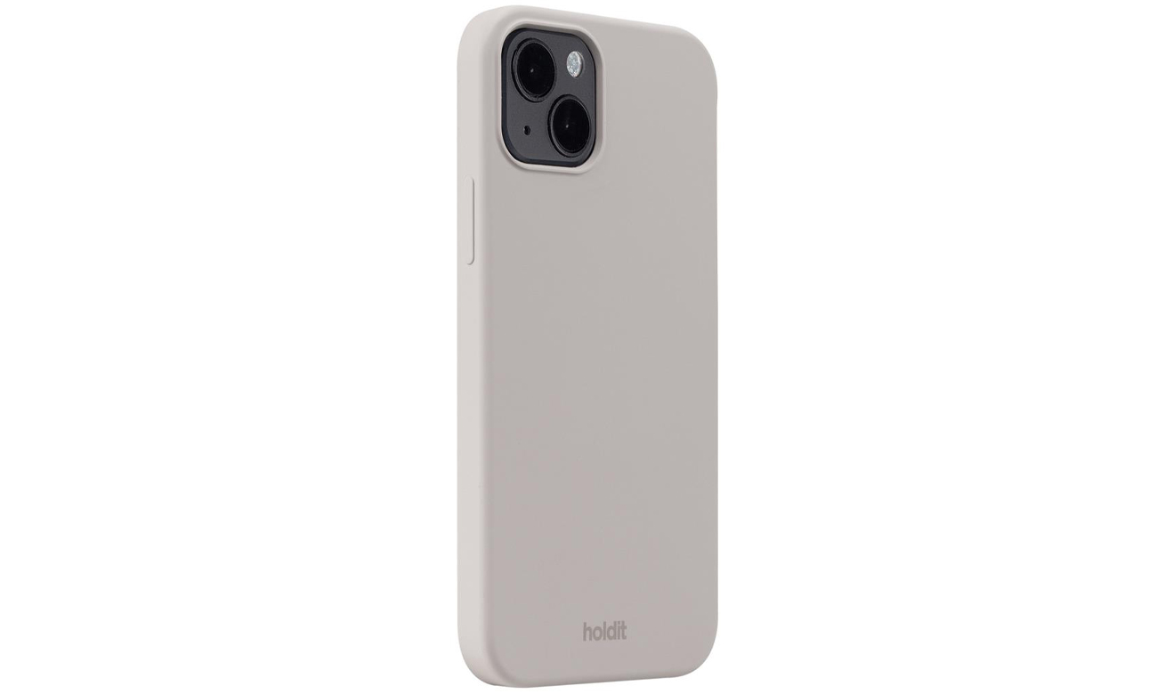 Etui Holdit Silicone Case iPhone 15 Plus Taupe