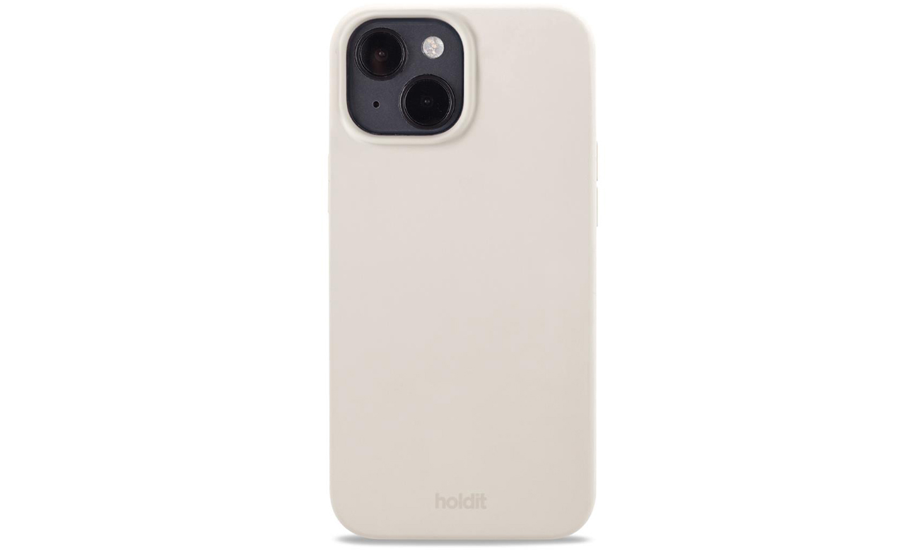 Etui Holdit Silicone Case iPhone 15 Plus Light Beige